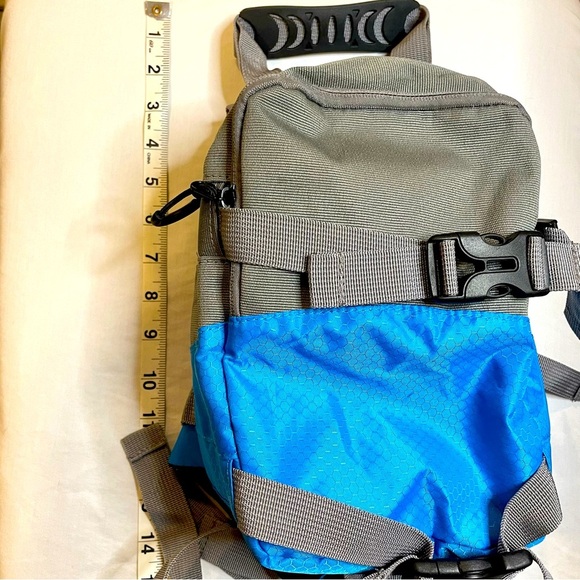Other - Ski or Snowboarding SMALL Backpack Unisex Black and Blue Shoulder & waist strap